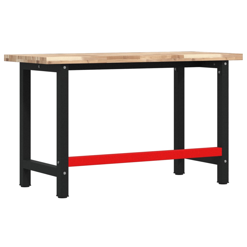 vidaXL Workbench 140x60x83 cm Solid Wood Acacia Rectangular