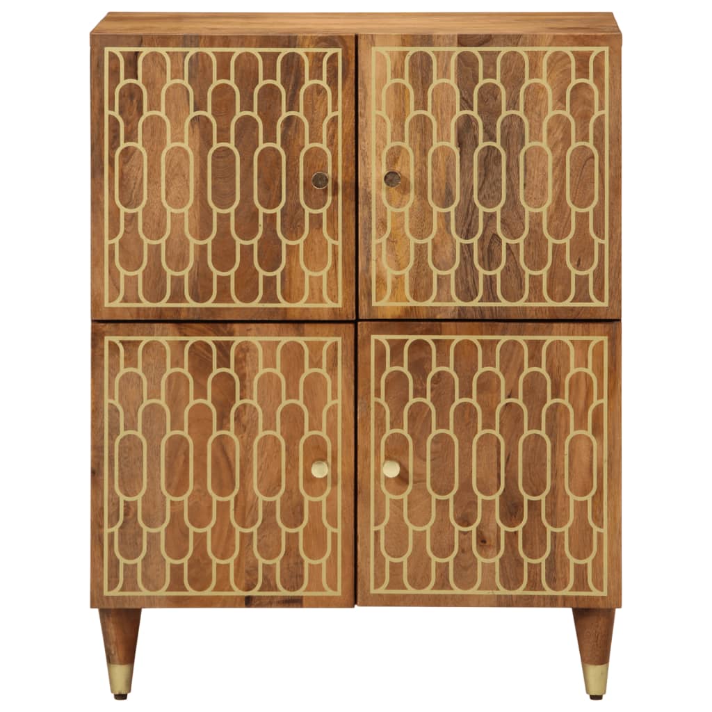 vidaXL Side Cabinet 60x33x75 cm Solid Wood Mango