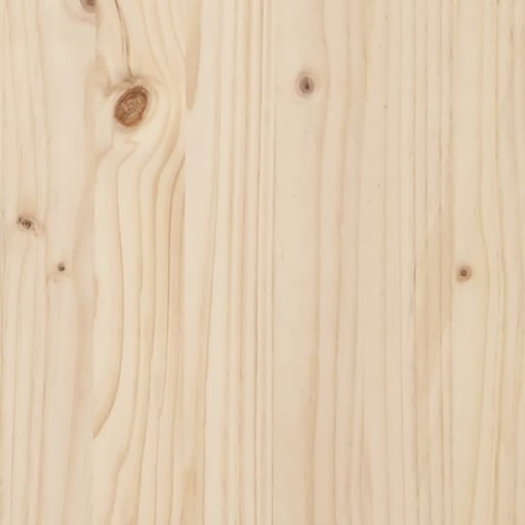 vidaXL Wine Rack 61.5x30x42 cm Solid Wood Pine