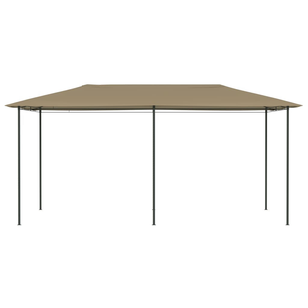 vidaXL Gazebo 2.98x5.3x2.59 m Taupe 160 g/m²