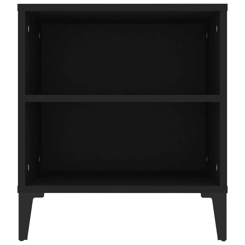 vidaXL TV Cabinet Black 102x44.5x50 cm Engineered Wood