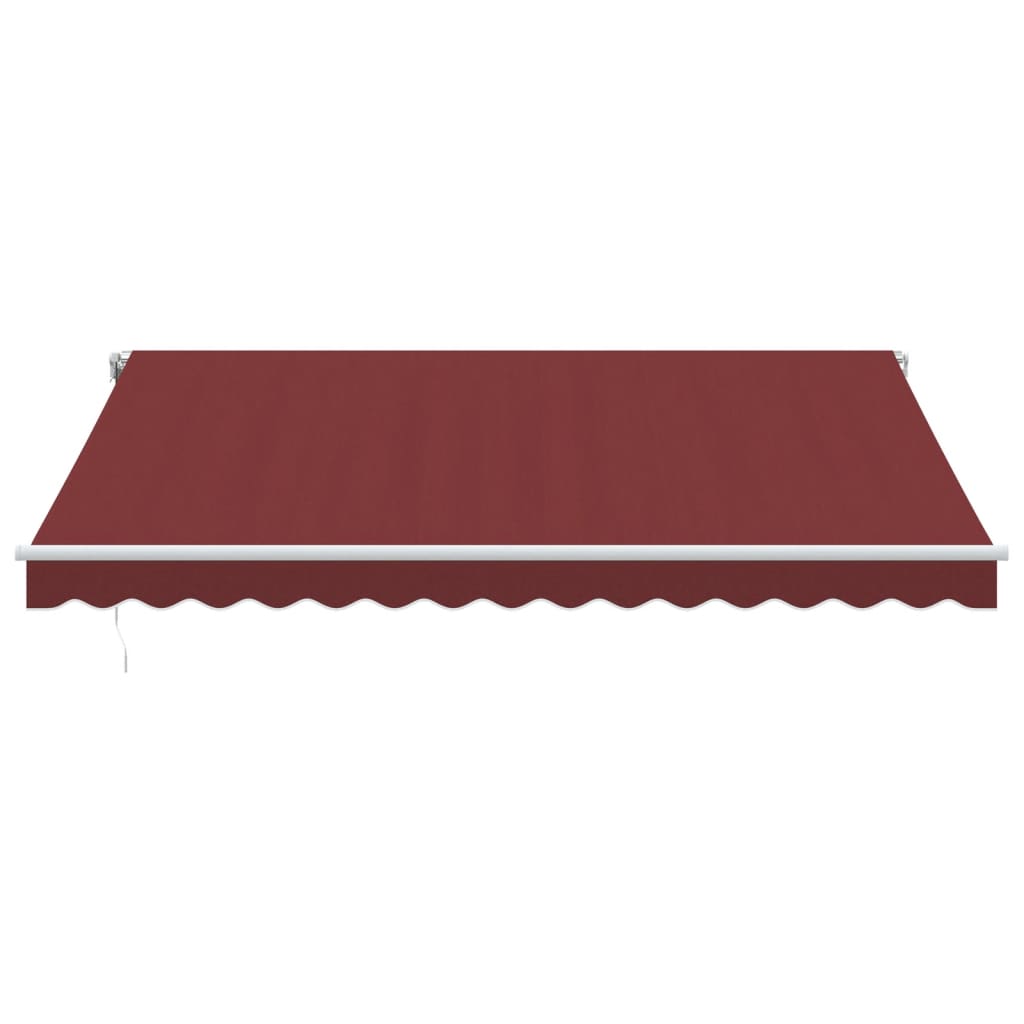 vidaXL Automatic Retractable Awning Burgundy 400x300 cm