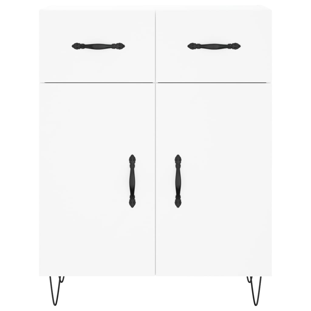 vidaXL Highboard White 69.5x34x180 cm Engineered Wood