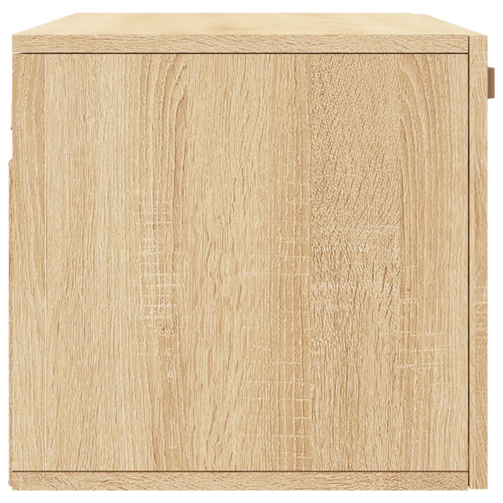 vidaXL Wall Cabinet Sonoma Oak 80x36.5x35 cm Engineered Wood