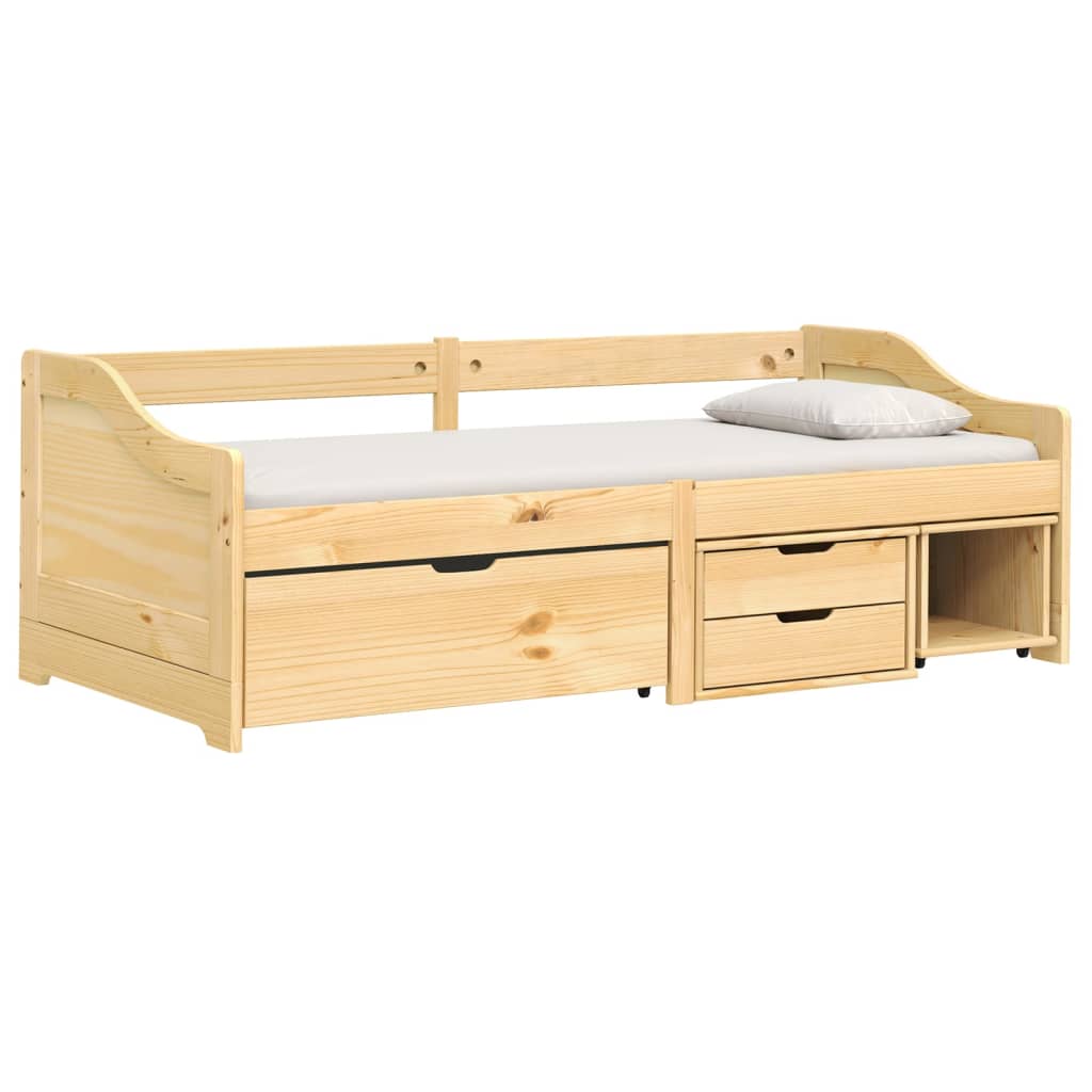 vidaXL Day Bed with 3 Drawers without Mattress "IRUN" 90x200 cm