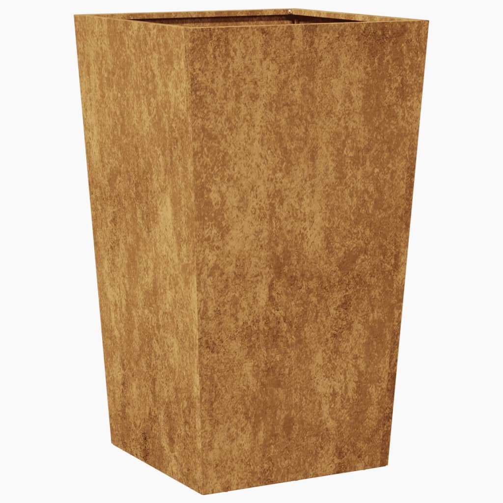 vidaXL Garden Planters 45x45x75 cm 2 pcs Corten Steel