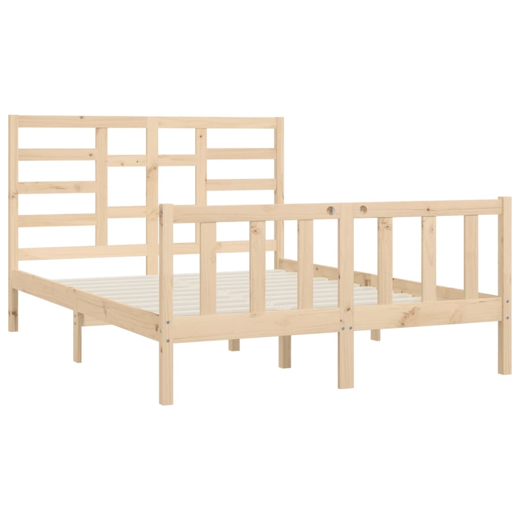 vidaXL Bed Frame without Mattress 120x200 cm Solid Wood Pine