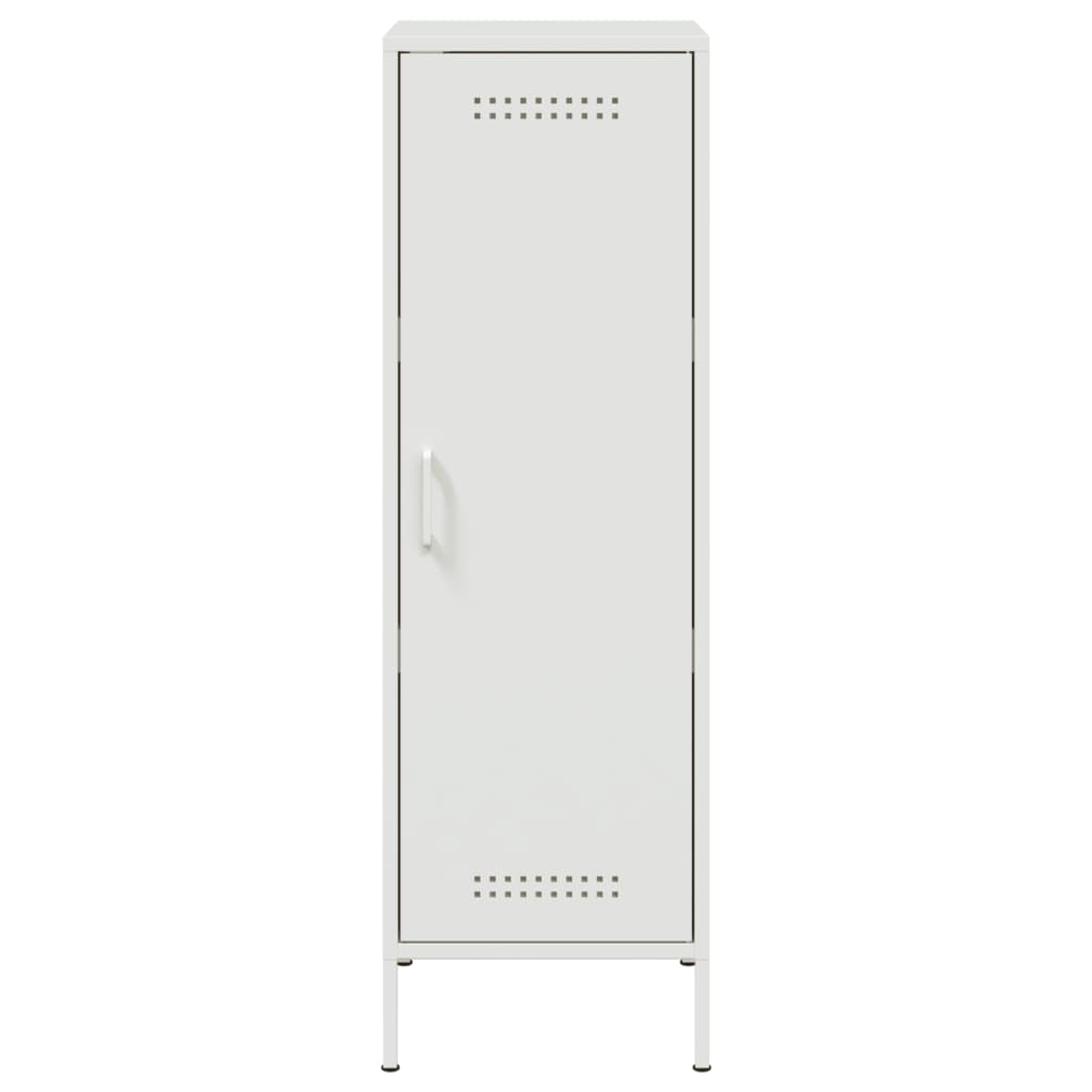 vidaXL Highboard White 36x39x113 cm Steel