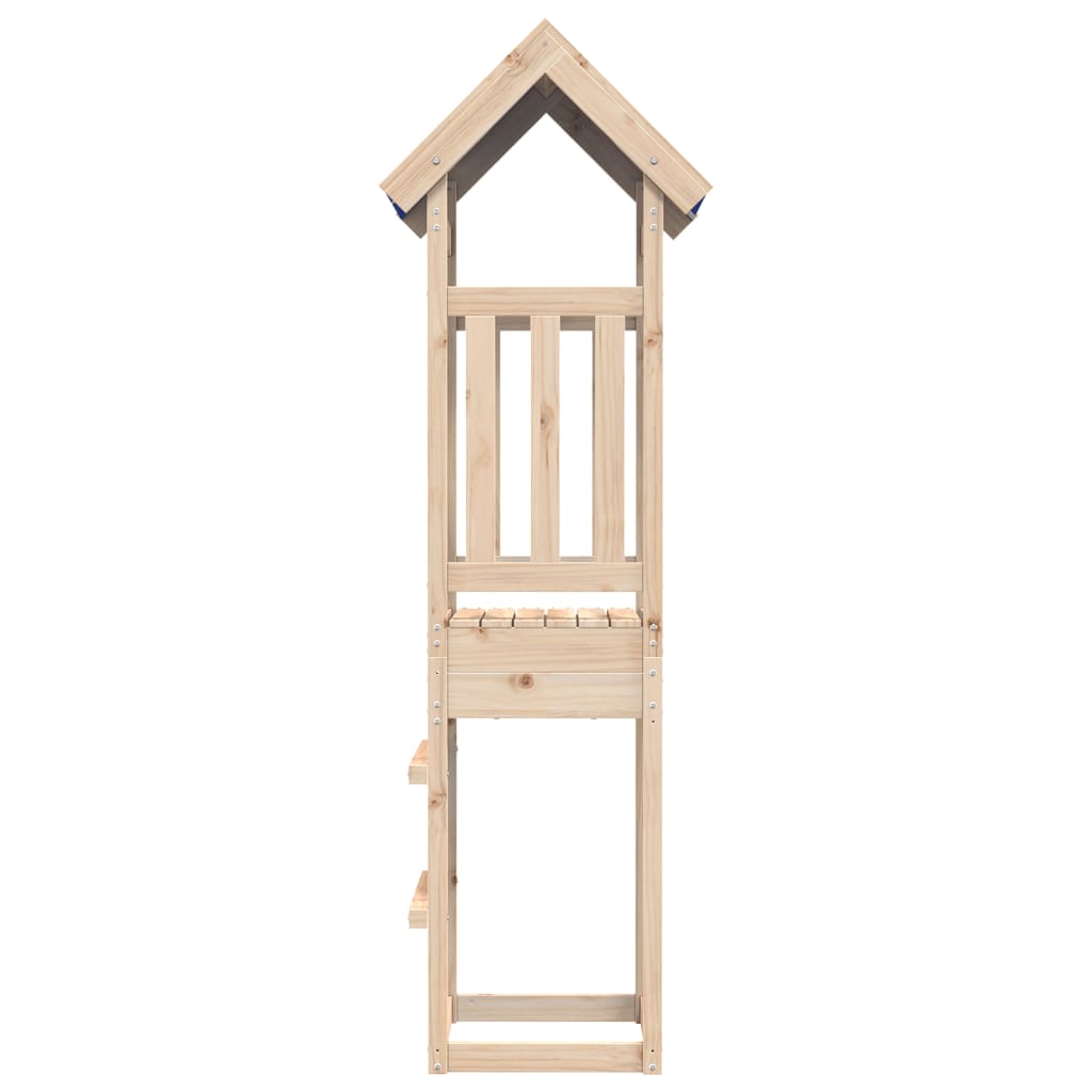 vidaXL Play Tower 52.5x46.5x208 cm Solid Wood Pine