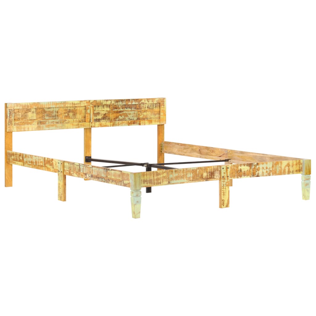 vidaXL Bed Frame without Mattress Solid Reclaimed Wood 180x200 cm Super King