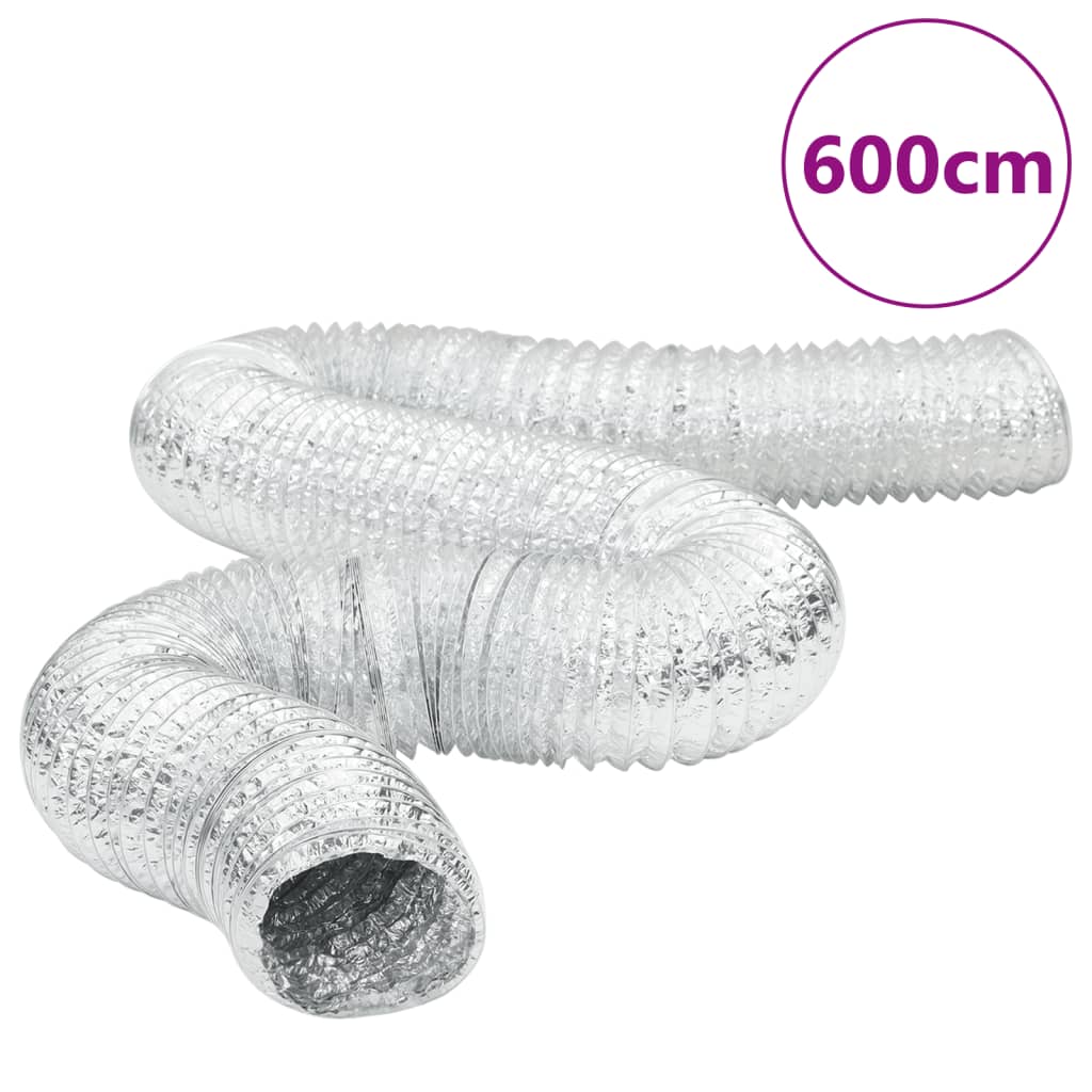 vidaXL Ventilation Duct Aluminium 6 m Ø10 cm