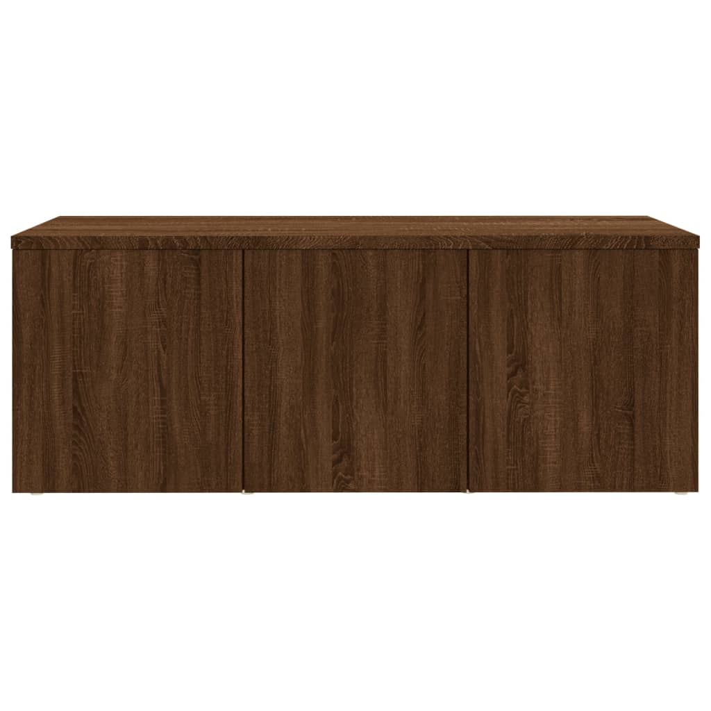 vidaXL TV Cabinet Brown Oak 80x34x30 cm Engineered Wood