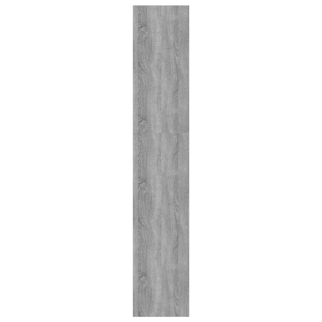 vidaXL Book Cabinet/Room Divider Grey Sonoma 60x30x166 cm Engineered Wood