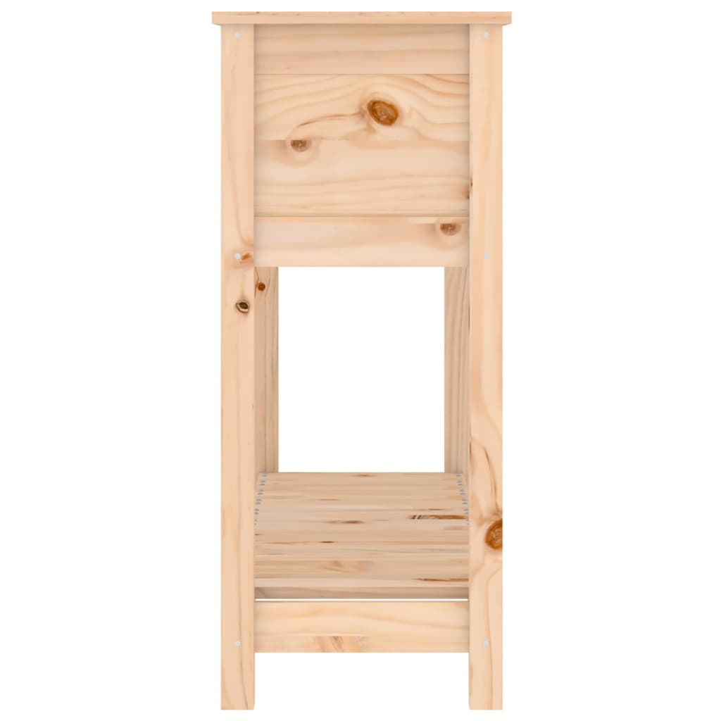 vidaXL Planter with Shelf 111.5x34.5x81 cm Solid Wood Pine