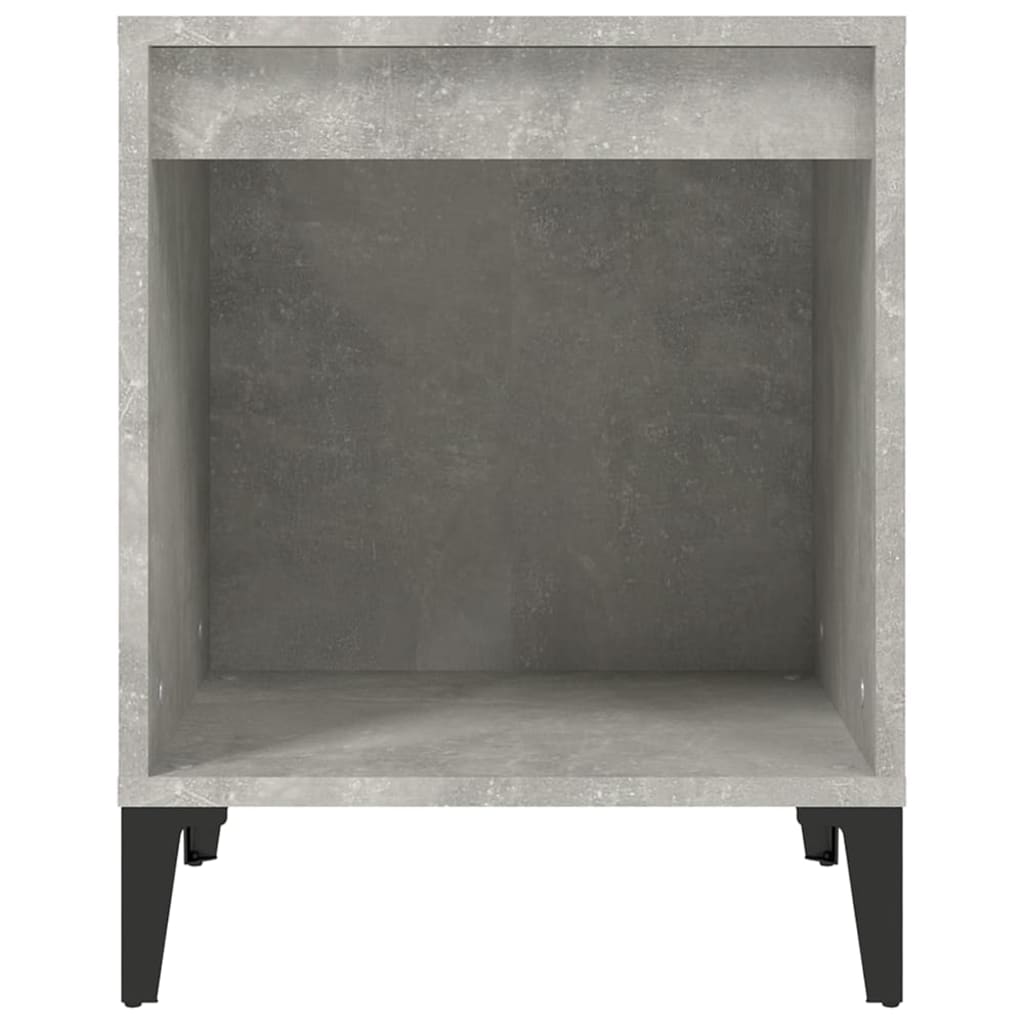 vidaXL Bedside Cabinet Concrete Grey 40x35x50 cm