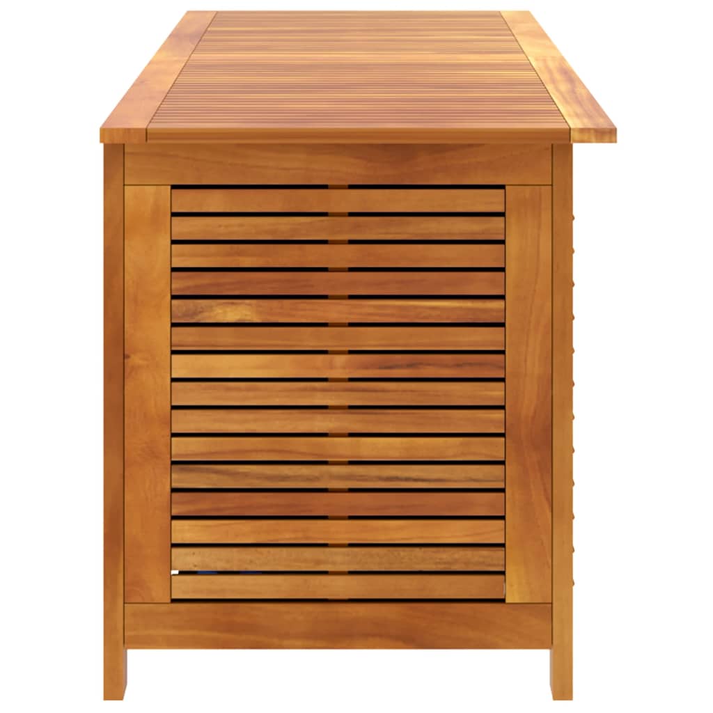 vidaXL Garden Storage Box with Louver 150x50x56 cm Solid Wood Acacia