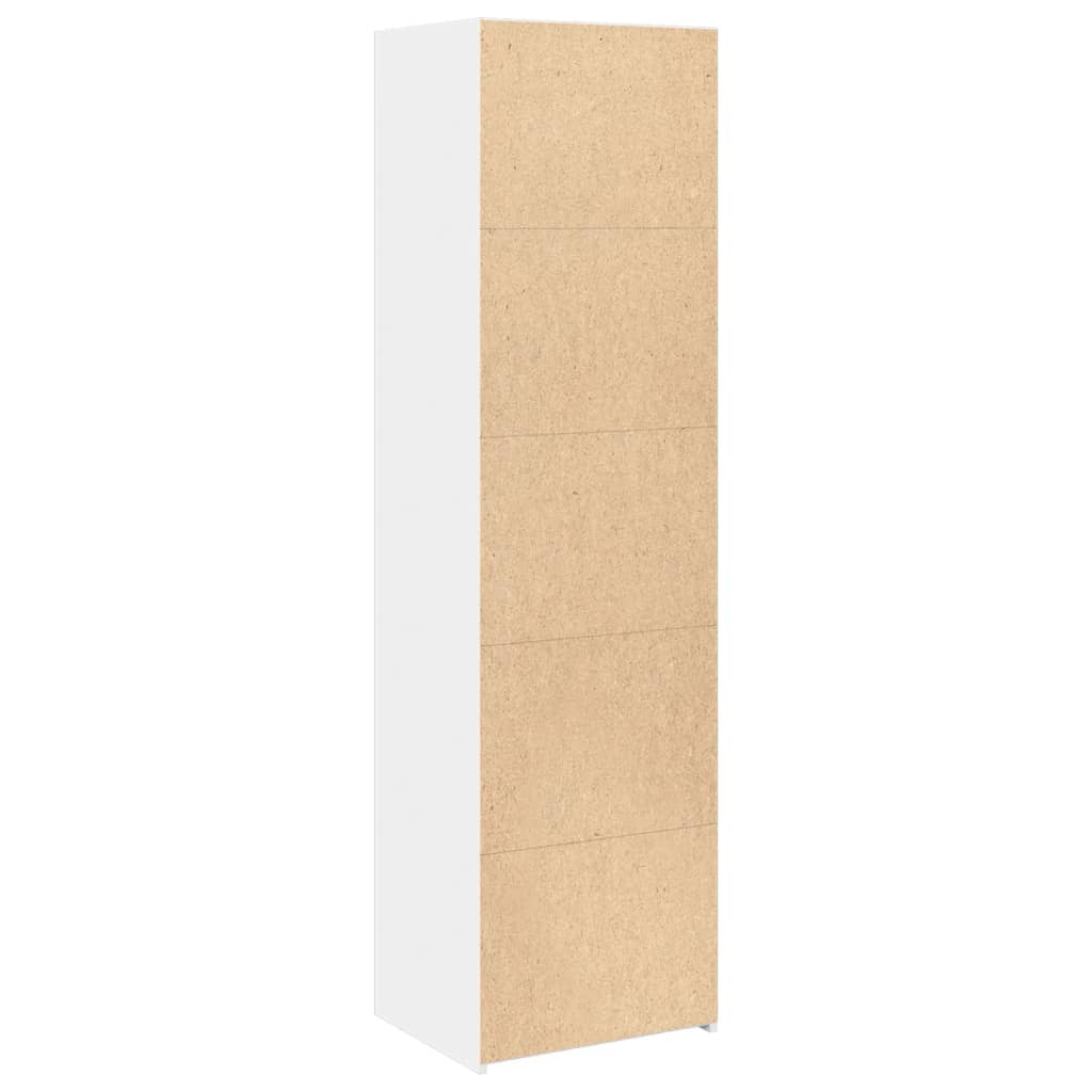 vidaXL Highboard White 50x41x185 cm Engineered Wood