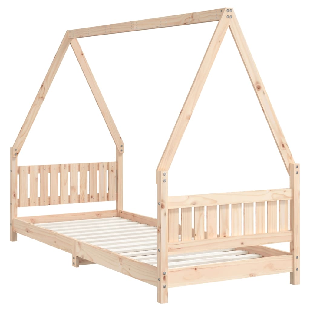 vidaXL Kids Bed Frame 80x200 cm Solid Wood Pine