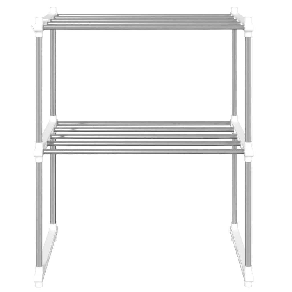 vidaXL Microwave Shelf White 51x27x63 cm Aluminium