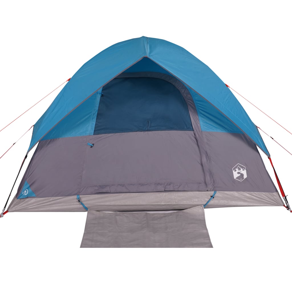 vidaXL Family Tent Dome 6-Person Blue Waterproof