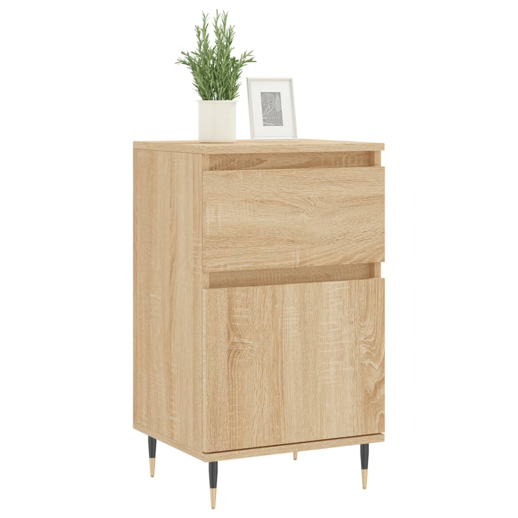 vidaXL Sideboard Sonoma Oak 40x35x70 cm Engineered Wood