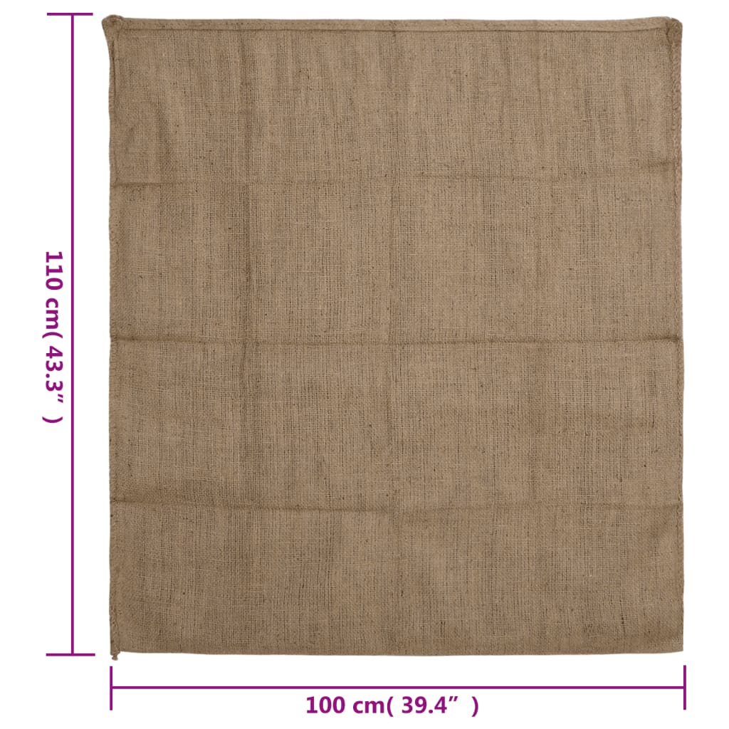 vidaXL Jute Sacks 30 pcs 100x110 cm 100% Jute 340 gsm