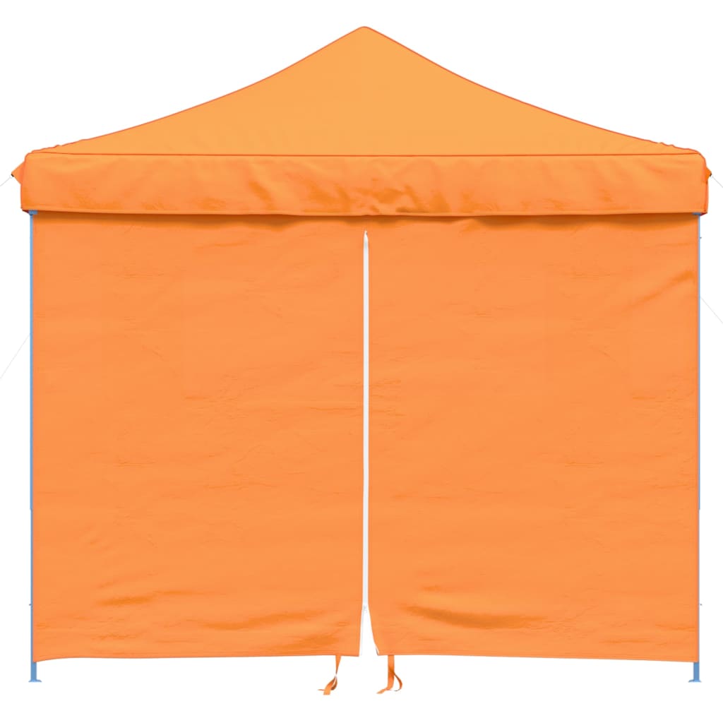 vidaXL Foldable Party Tent Pop-Up with 4 Sidewalls Orange