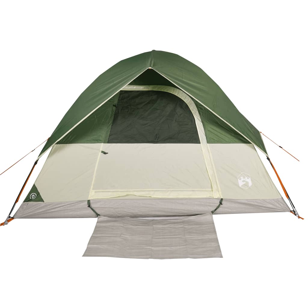 vidaXL Camping Tent Dome 2-Person Green Waterproof