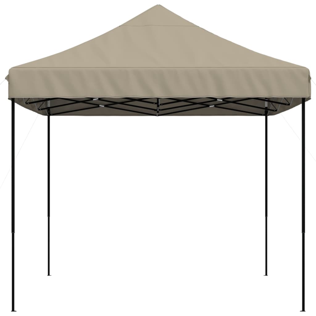 vidaXL Foldable Party Tent Pop-Up Taupe 410x279x315 cm