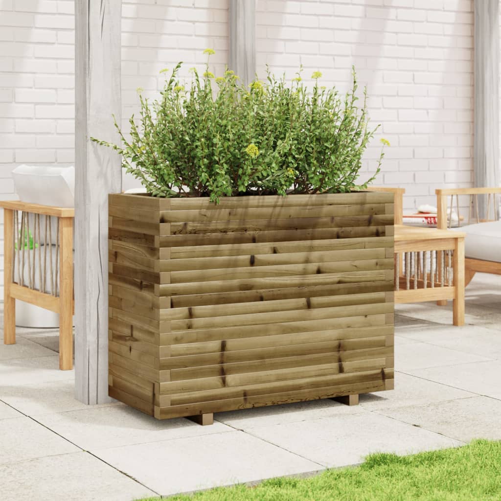 vidaXL Garden Planter 90x40x72 cm Impregnated Wood Pine