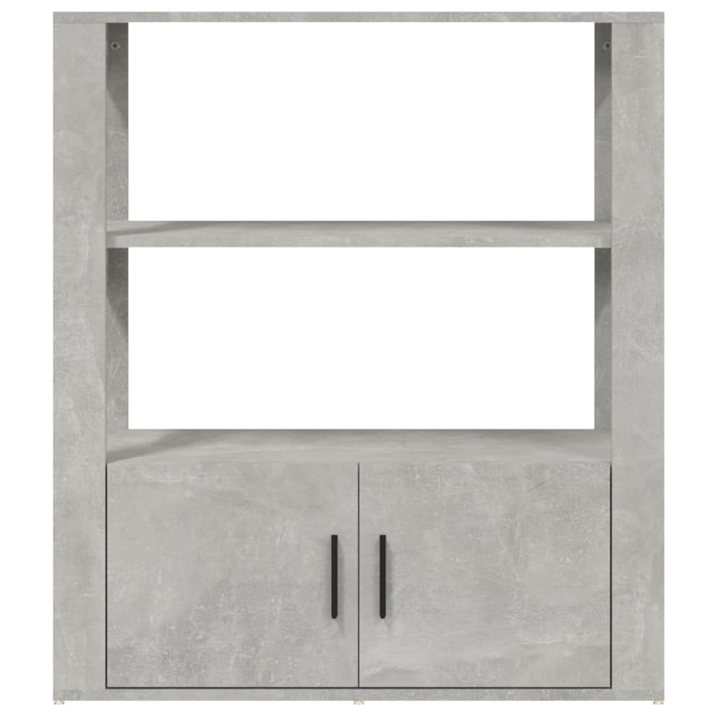 vidaXL Sideboard Concrete Grey 80x30x90 cm Engineered Wood