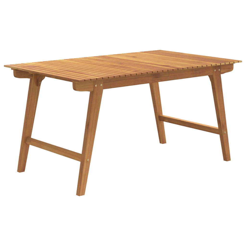 vidaXL Garden Table 150x90x75 cm Solid Wood Acacia