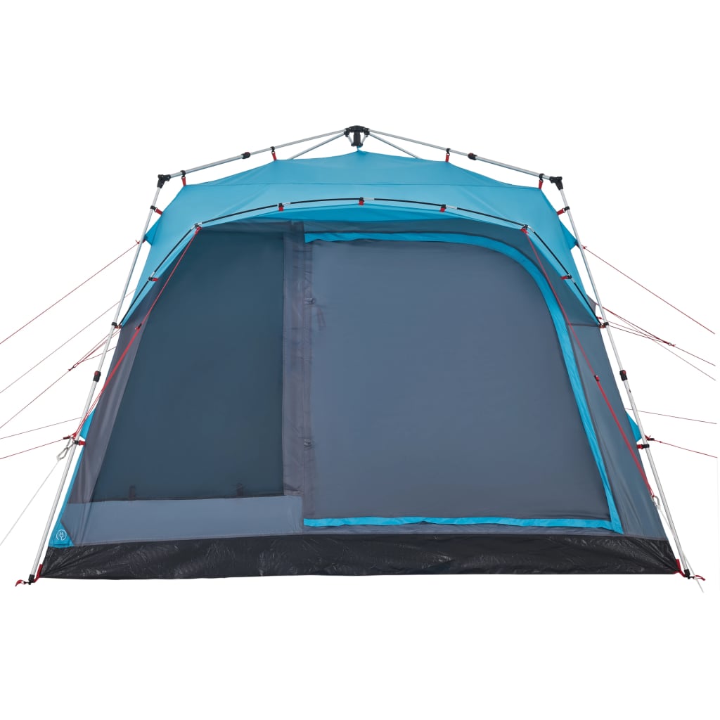 vidaXL Family Tent Cabin 7-Person Blue Quick Release