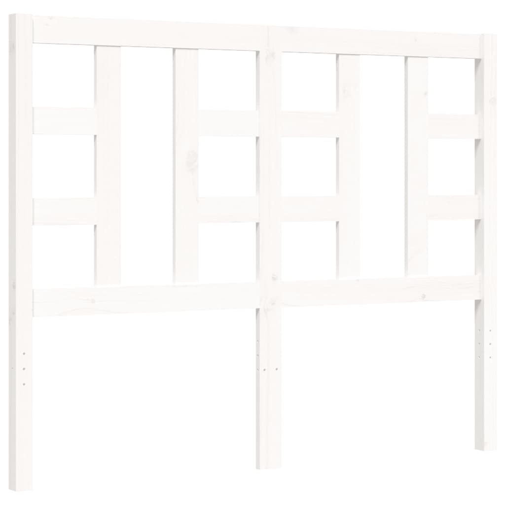 vidaXL Bed Frame without Mattress White 120x200 cm Solid Wood Pine