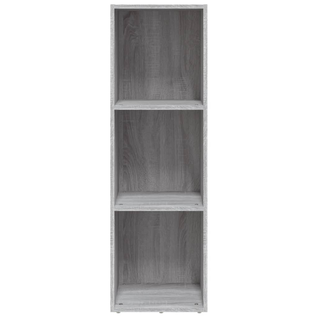 vidaXL Book Cabinet/TV Cabinet Grey Sonoma 36x30x114 cm Engineered Wood