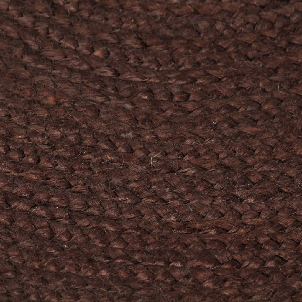 vidaXL Handmade Rug Jute Round 150 cm Brown