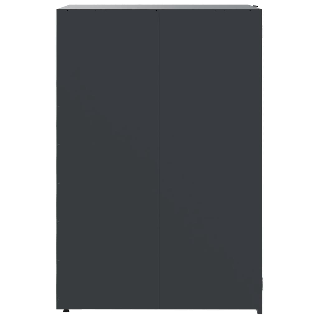 vidaXL Wheelie Bin Storage for Single Bin Anthracite 69x79x117 cm Steel