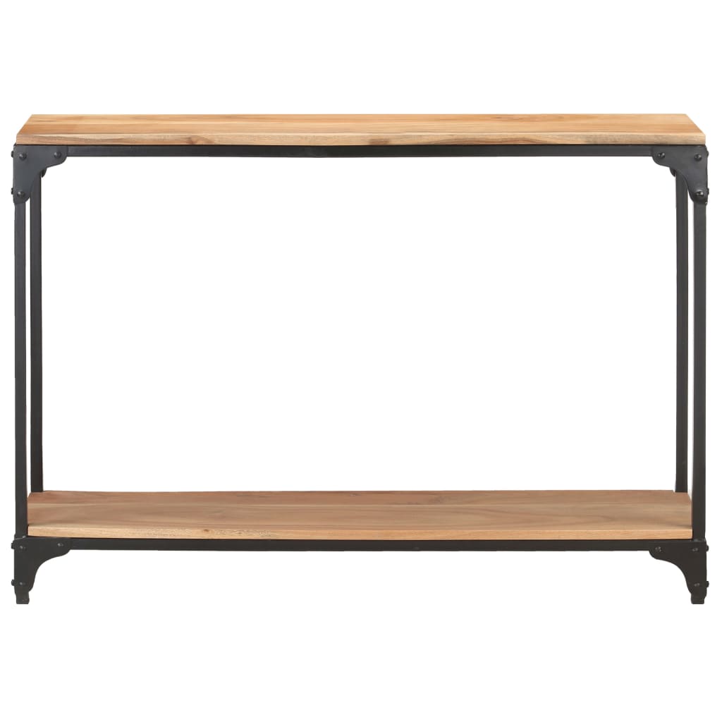 vidaXL Console Table 110x30x75 cm Solid Acacia Wood