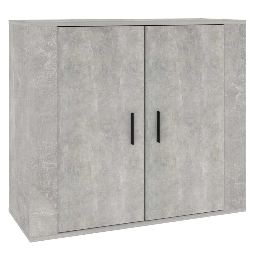 vidaXL Sideboard Concrete Grey 80x33x70 cm Engineered Wood