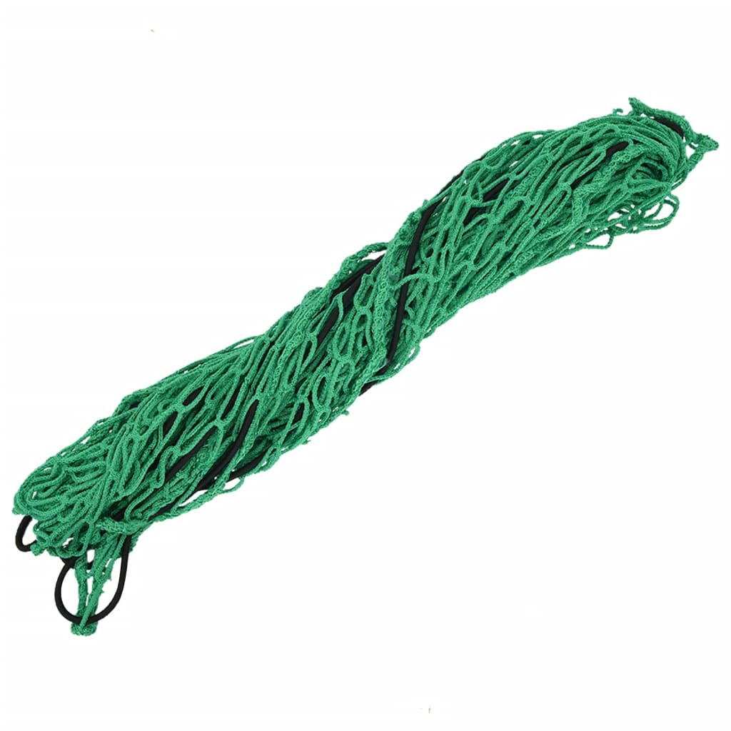 vidaXL Trailer Net with Elastic Rope Green 2.2x1.5 m PP