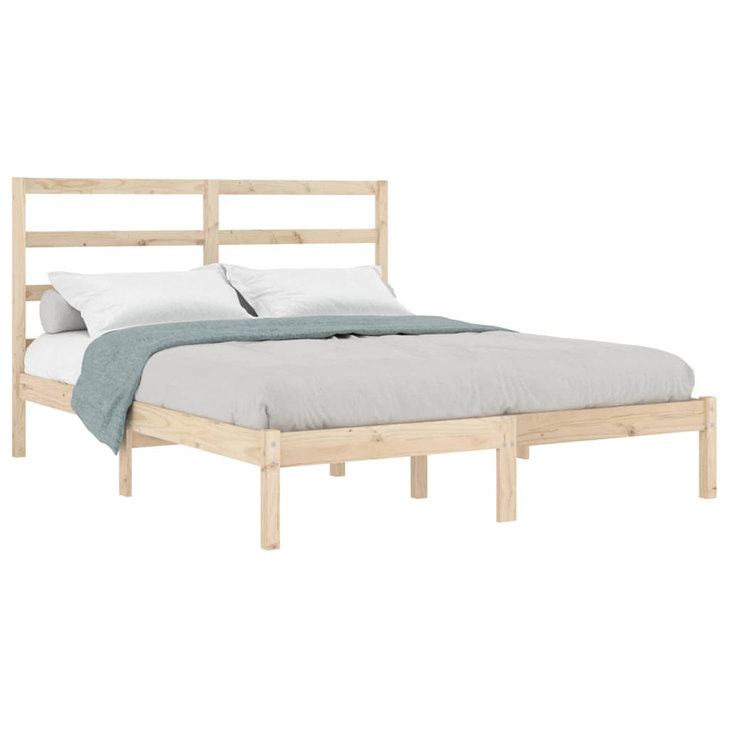 vidaXL Bed Frame without Mattress 120x200 cm Solid Wood Pine