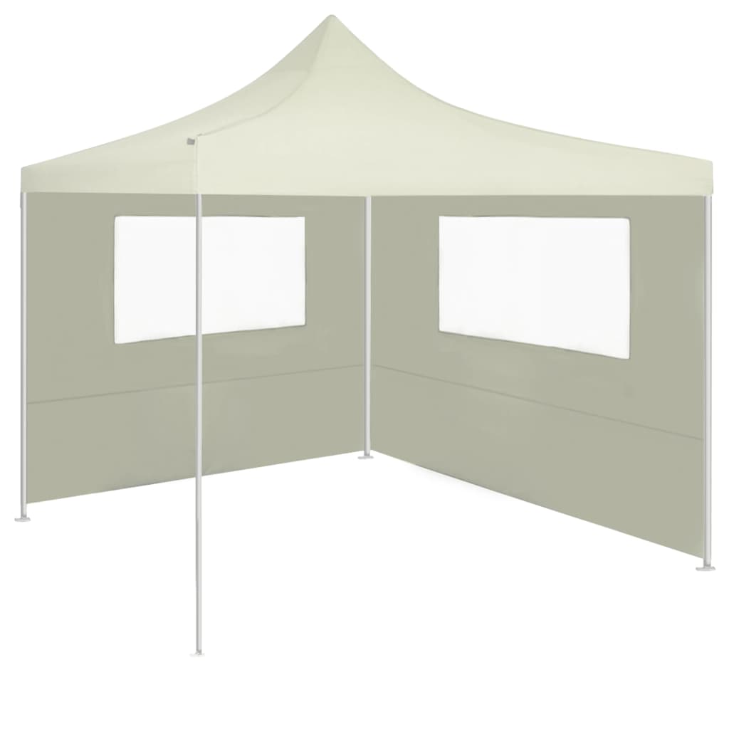 vidaXL Gazebo Sidewall with Windows 4x2 m Cream