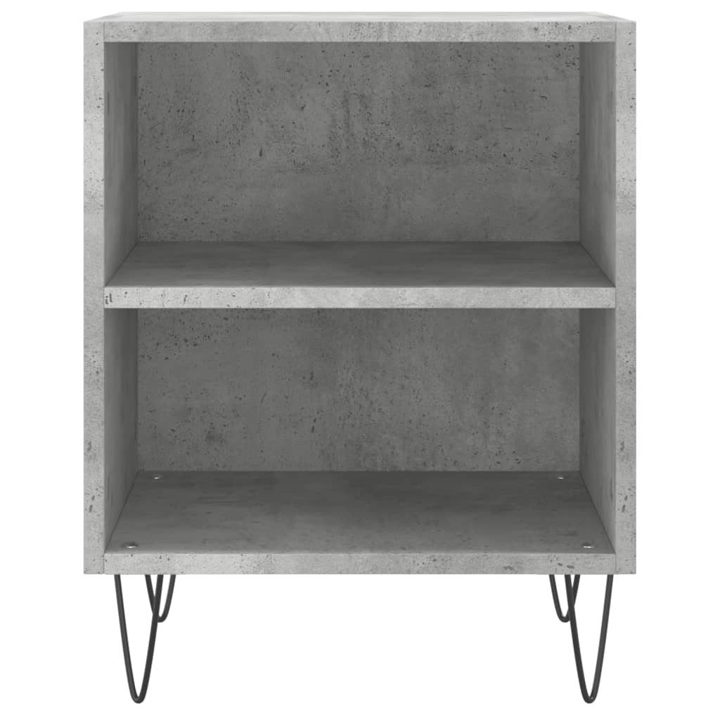 vidaXL Bedside Cabinets 2 pcs Concrete Grey 40x30x50 cm Engineered Wood