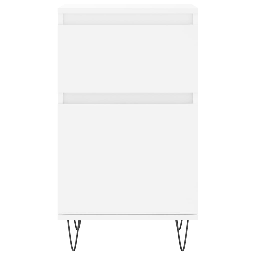 vidaXL Sideboards 2 pcs White 40x35x70 cm Engineered Wood