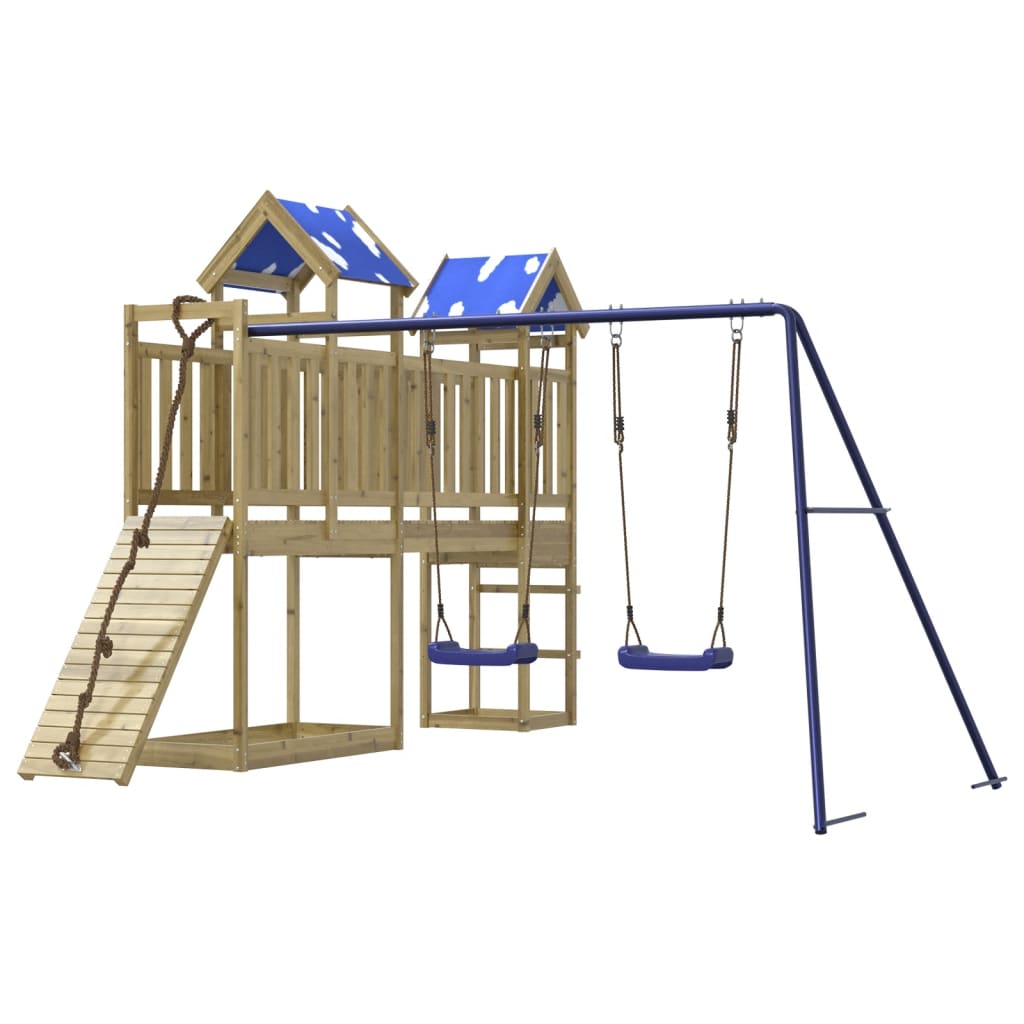 vidaXL Outdoor Playset Impregnated Wood Pine