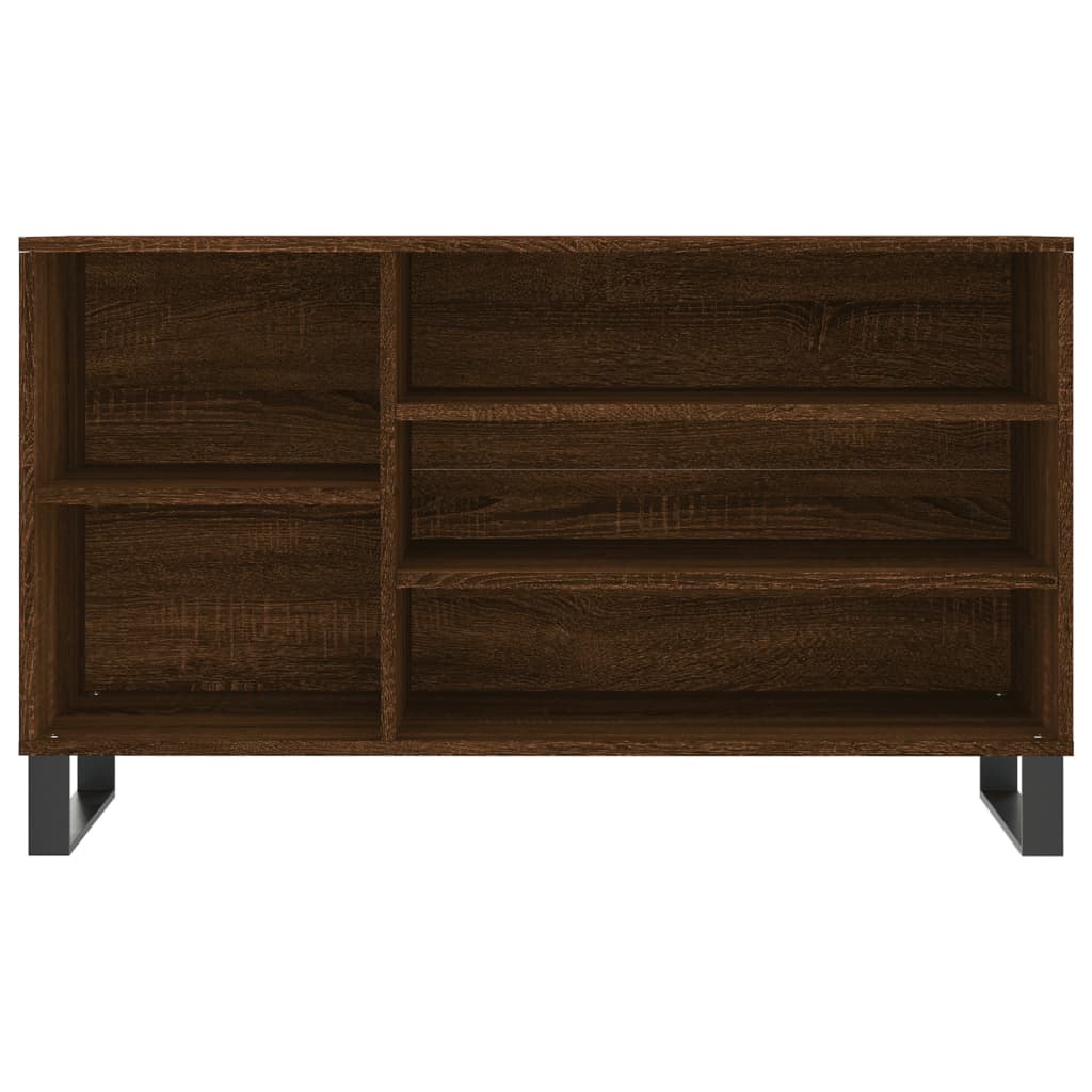 vidaXL Shoe Cabinet Brown Oak 102x36x60 cm Engineered Wood