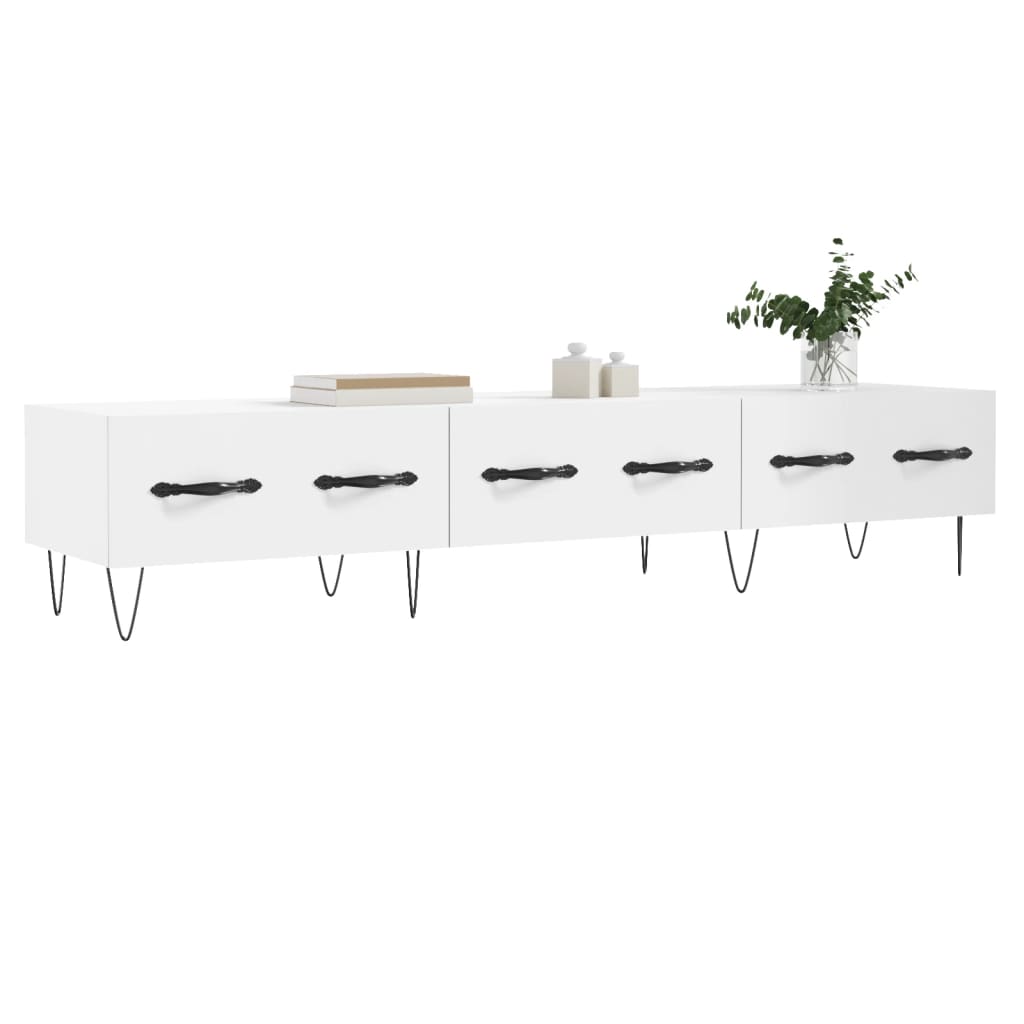 vidaXL TV Cabinet White 150x36x30 cm Engineered Wood