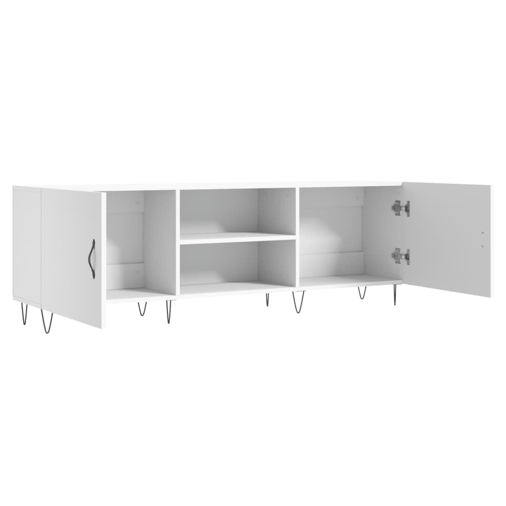 vidaXL TV Cabinet White 150x30x50 cm Engineered Wood