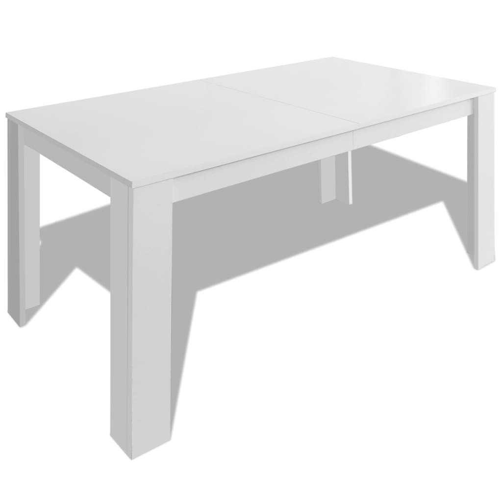 vidaXL Dining Table 140x80x75 cm White