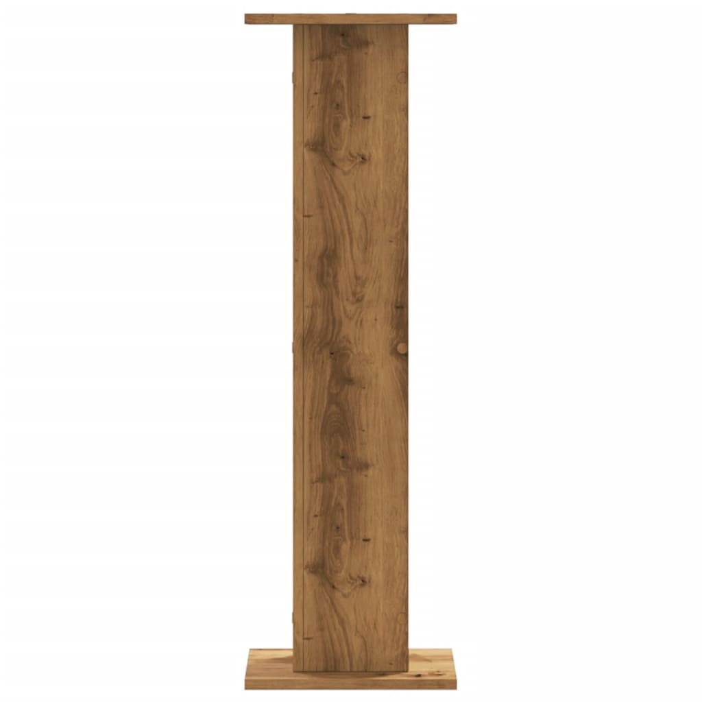 vidaXL Speaker Stands 2 pcs Artisian Oak 30x30x95 cm Engineered Wood